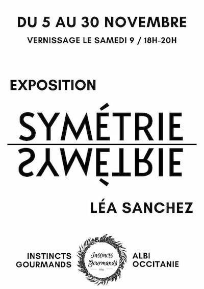 Exposition Symétrie par Léa Sanchez